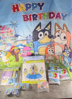 Bluey Birthday Party Supplies Bundle