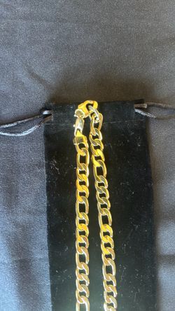 Gold a plated Fígaro Necklace  24 inch