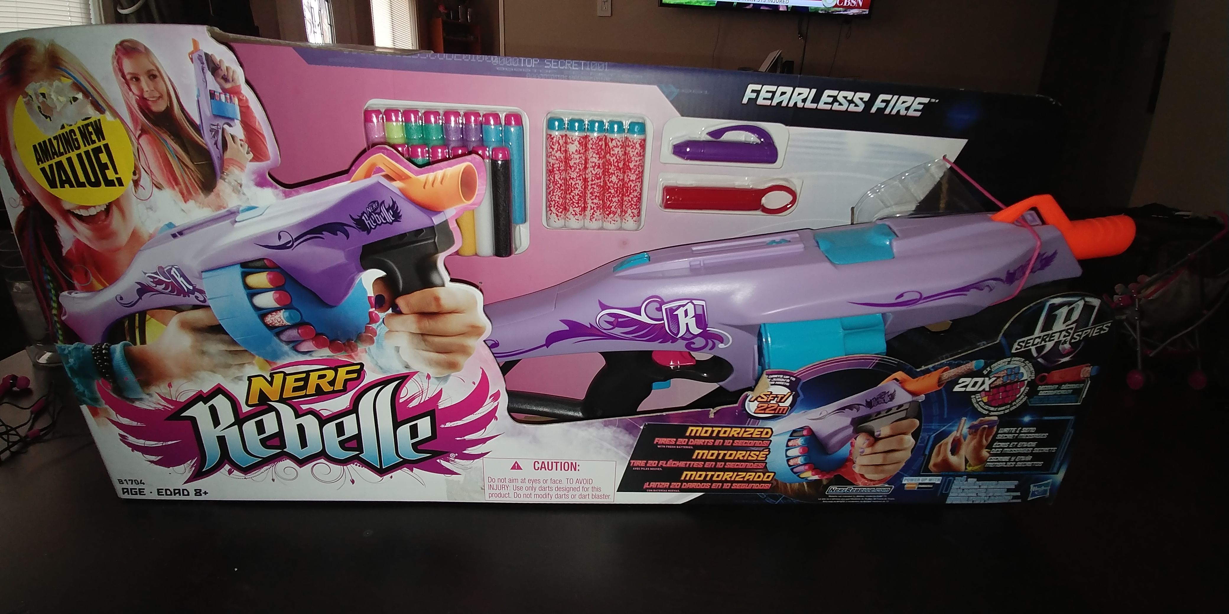 Nerf Rebelle Fearless Fire Blaster