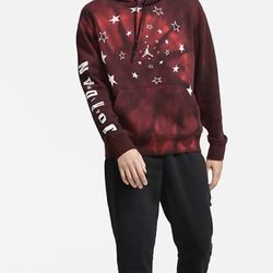 Jordan Legacy AJ6 Graphic Fleece Pullover Men's Hoodie Red Sz Xl