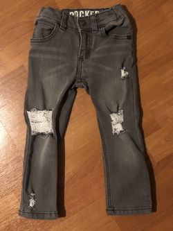 2T custom distressed denim