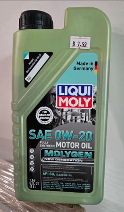 Liqui Moly Molygen 0W-20 Fully Synthetic Motor Oil 1L