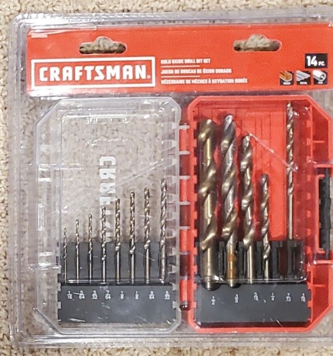 Drill Bit Set - 14 Piece Case - New