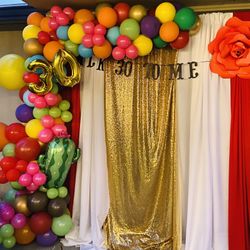 Fiesta Theme Balloon Garland
