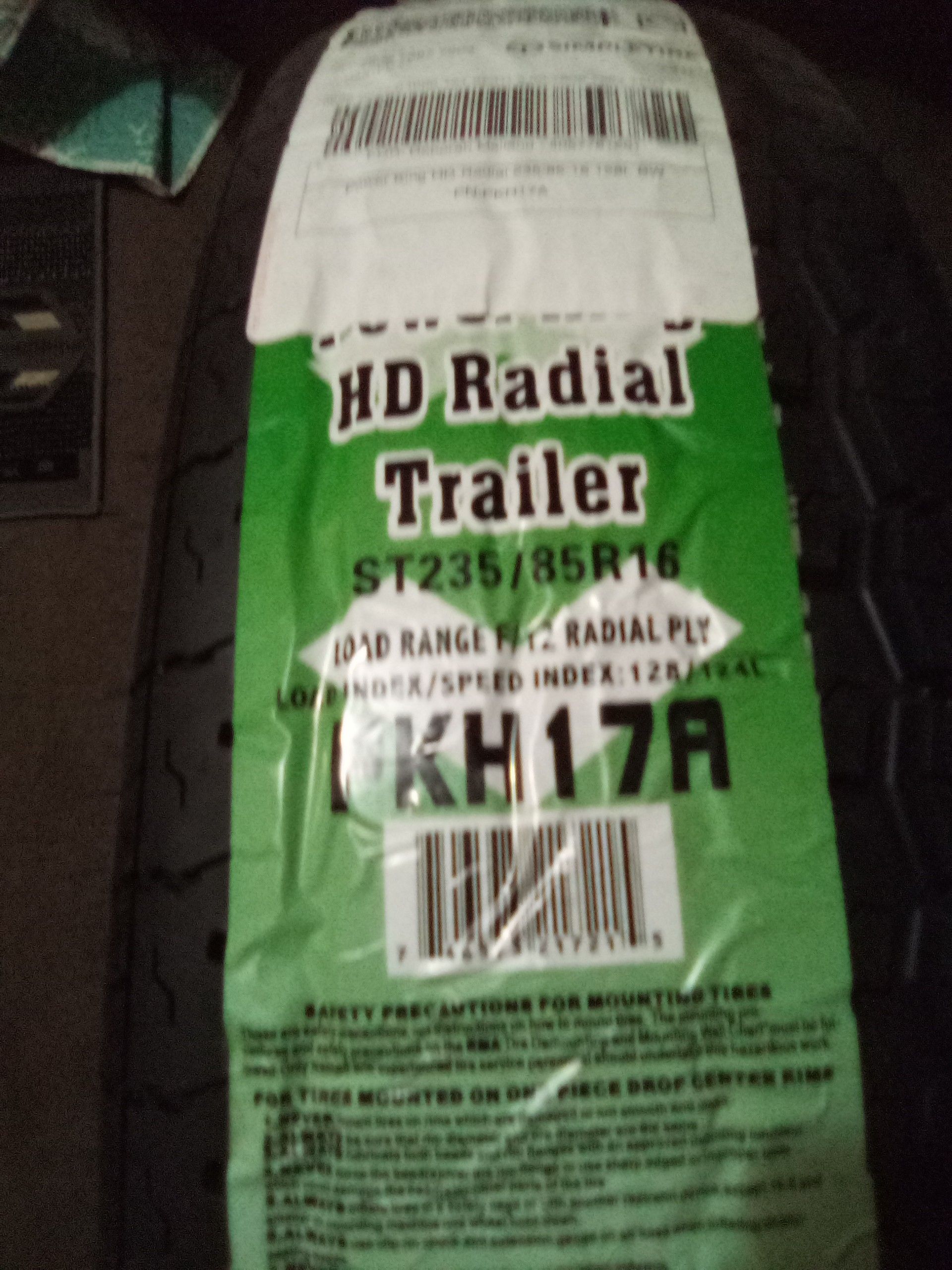 Power king radial trailer tires