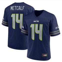 DJ. METCALF OFFICAL JERSEY SIZE XL