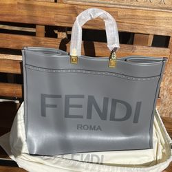 Grey Fendi Tote 