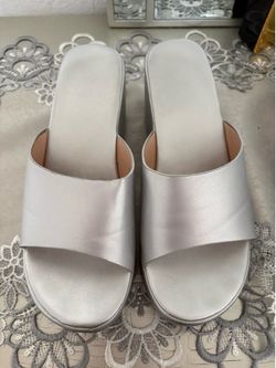 Silver party shoes