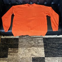 (10) ORANGE LONGSLEVE WORK SHIRTS (2) FLUORESCENT LONG SLEEVE (10) ORANGE SHORTSLEEVE (6) FLUORESCENT SHORT SLEEVE WORK SHIRTS $4 EACH