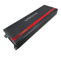 Warzone Series Car Amplifiers - True RMS Power Class D Amps, 1/2/4 Ohm Stable, Multi-Channel and Monoblock Options, Remote Sub Control (2200W / Monobl