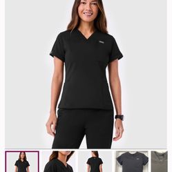 FIGS Indestructible 5 Pocket Scrubwear Top