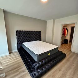 BRAND NEW VELVET STAIR PLATFORM BED!! King size $825 Queen $745  !!! You do
