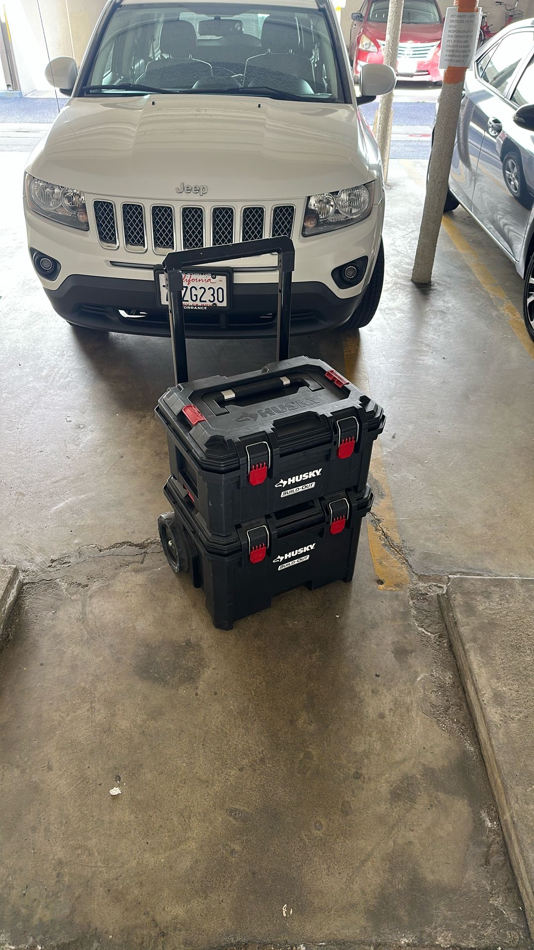 husky build out tool boxes