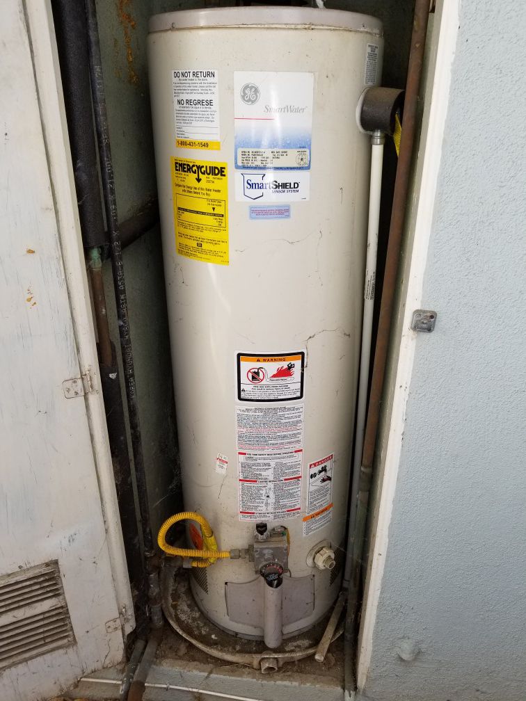 Ge smart water 40 gallon gas water heater