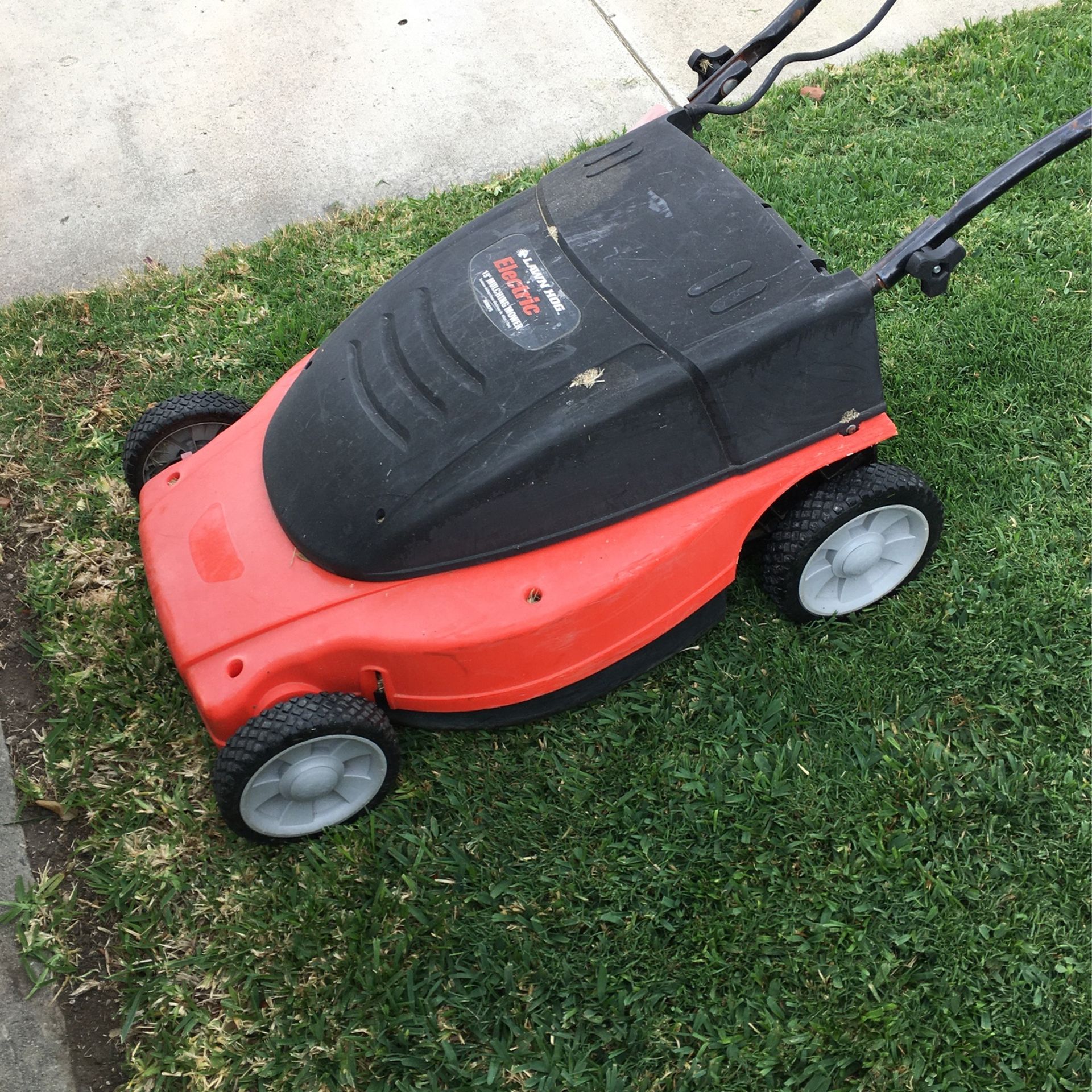 Lawn hog electric lawn mower sale