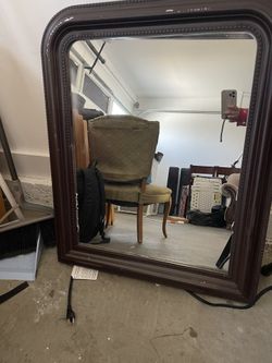 Vanity Mirror Brown 