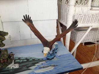 Eagle statues from the Crystal Cathedral