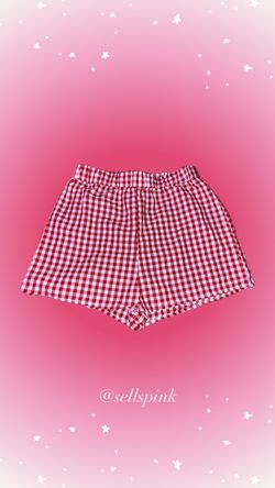 Red Gingham Shorts