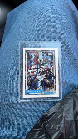 Shaq signature 1993 topps card