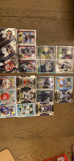 45 total cards- 21 NFL 2025 Rookies - with 2 xfractors +25 non rookie cards