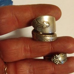 1847 Silver Spoon  Rings