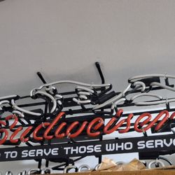 Budwiser Neon Sign 