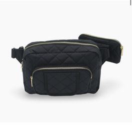 Black Crossbody Diaper Bag  (Brand: Lion & Light)