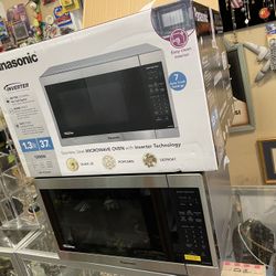 Brand New Panasonic 1.3CuFt Stainless Steel Countertop Microwave Oven NN-SC668S