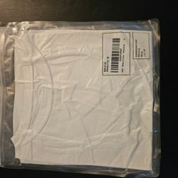 NEW Set of 2 Women's Cropped T-Shirts / Crop Tops (Size M) – White & Washed Blue