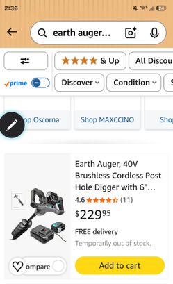 Earth auger