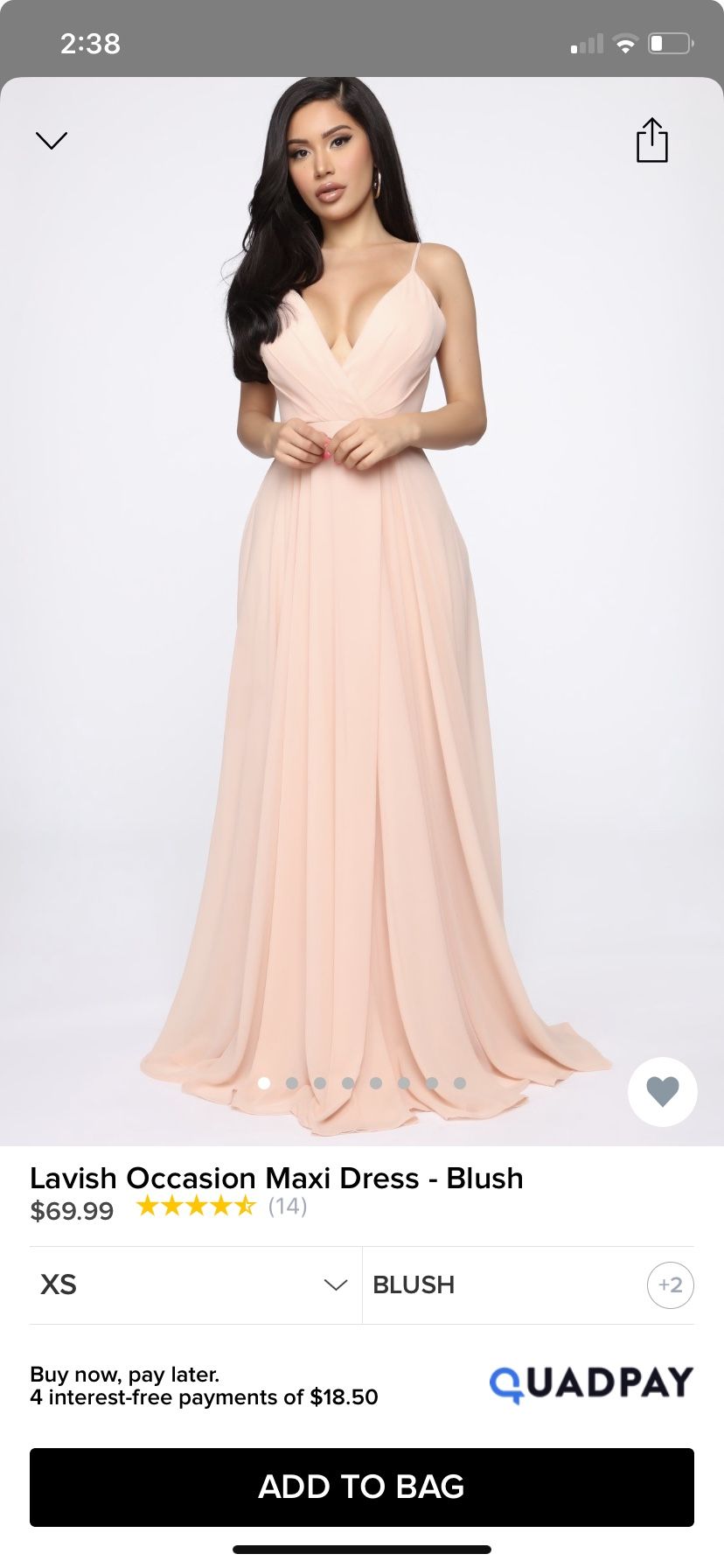 FASHION NOVA PINK DRESS