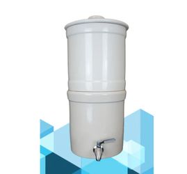 Aqua Cera Gravity Water Filter Bristol White Fluoride, Heavy Metals & Chloramine Reduction