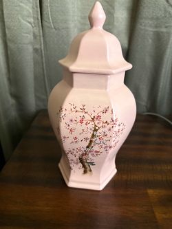 Vintage Ceramic vase with lid