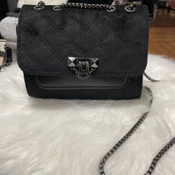 Black Velvet Purse 