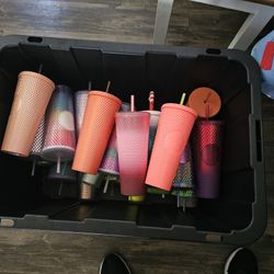 Studded Starbucks Tumbler Lot 1