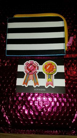 NEW Sephora Zippered Credit Card/Gift Card Holder Wallet - $5 - Parma