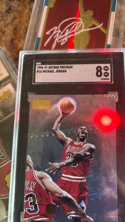 96-97 skybox premium Michael Jordan graded