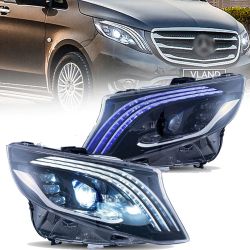 New  LED Headlights For 2016-2023 Mercedes Benz Metris /Vito W447