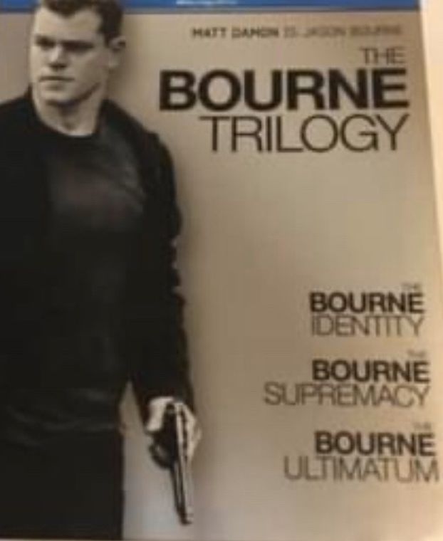 The Bourne Trilogy (Blu-ray Disc, 2010, 3-Disc Set) Mint Discs