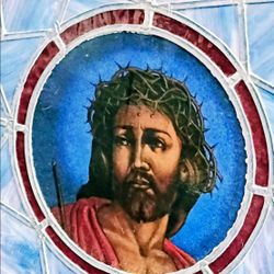 Antique religious stainedglass