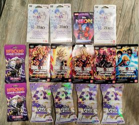 Mixed Trading Card Game Booster Pack Lot