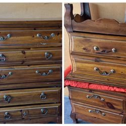 wooden dresser 