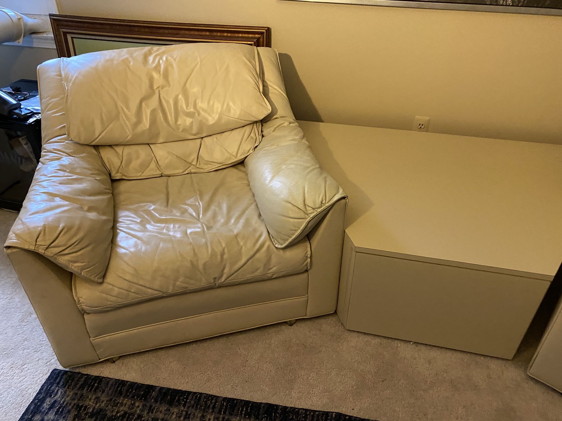 Two Chairs And Center Table