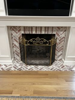 Brass Fireplace Screen