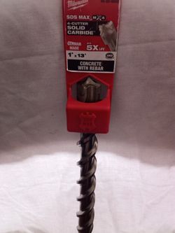 💥💥MILWAUKEE SDS MAX M/4 DRILL BIT$55
