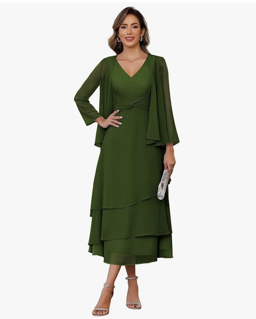 Green Wedding Guest Dress