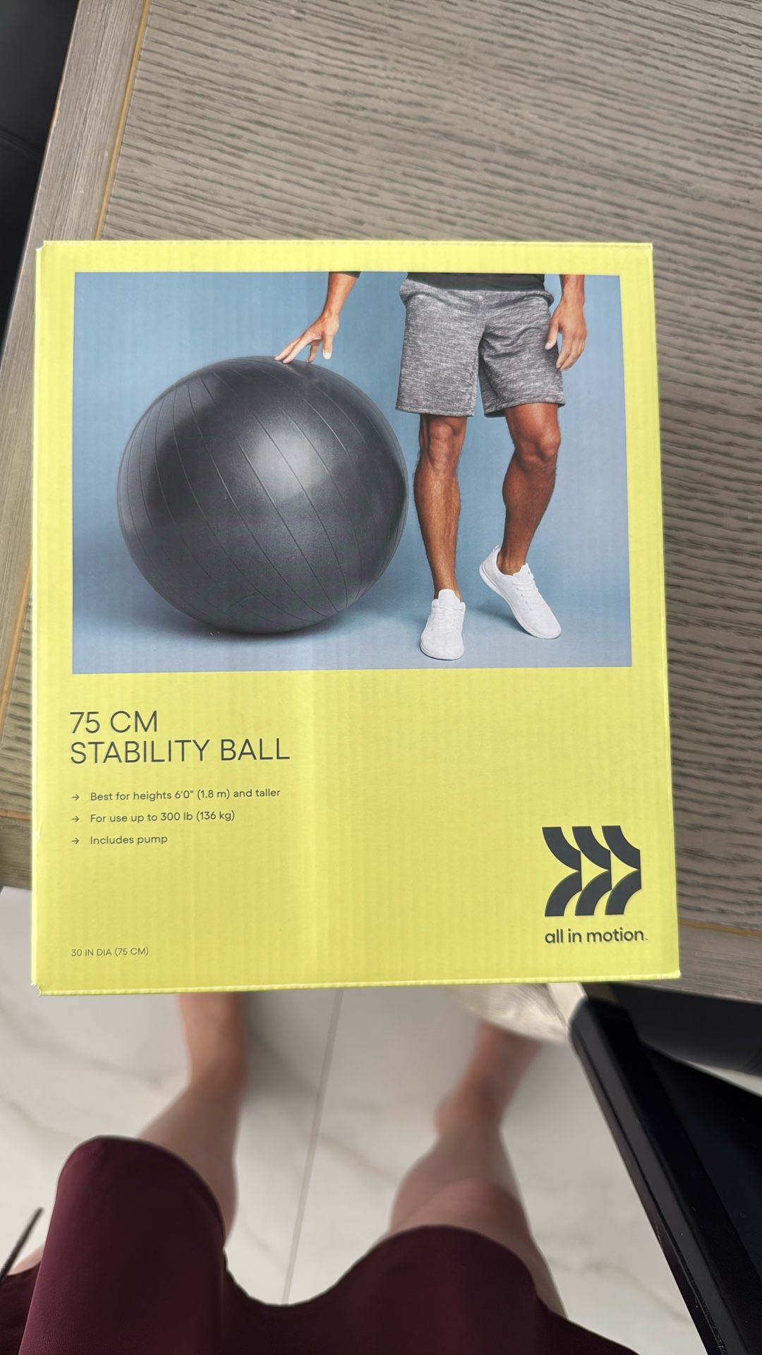 Large Stability Ball