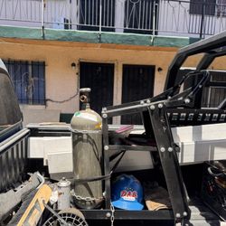75/25 Welding Tank With Cart