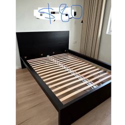 Queen Size IKEA Bed Frame with Mattress – Gently Used