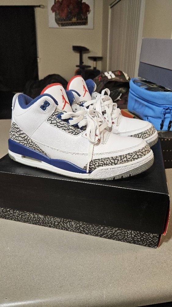 Air Jordan 3 OG True Blue 2016 Size 12